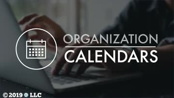 Course Image Organization Calendars